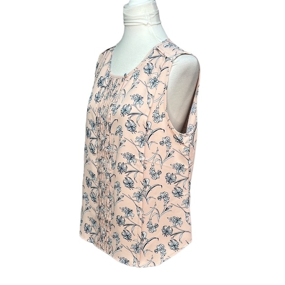 Ann Taylor Floral Sleeveless Blouse - Picture 3 of 4